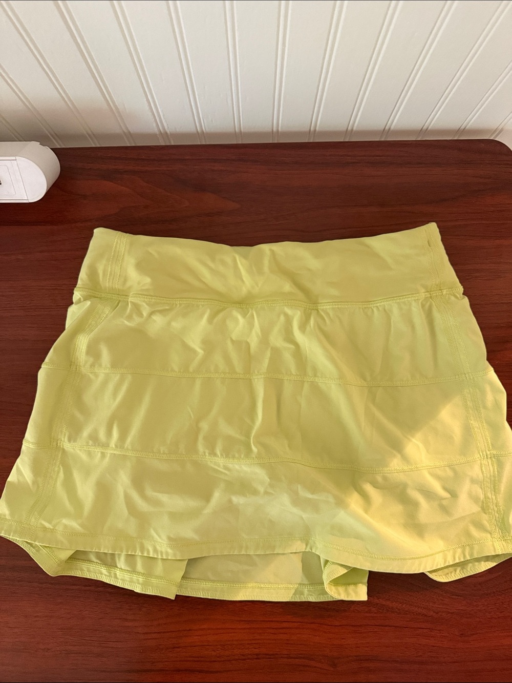 lululemon athletica bright green/yellow Pace Rival Tall Athletic Skort